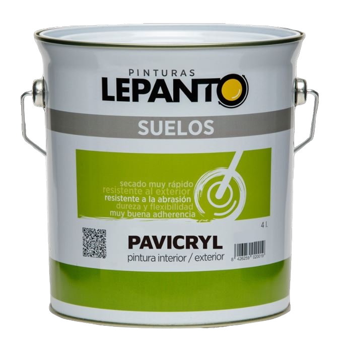 PAVICRYL-PINTURA SUELOS ROJO OX 4 L