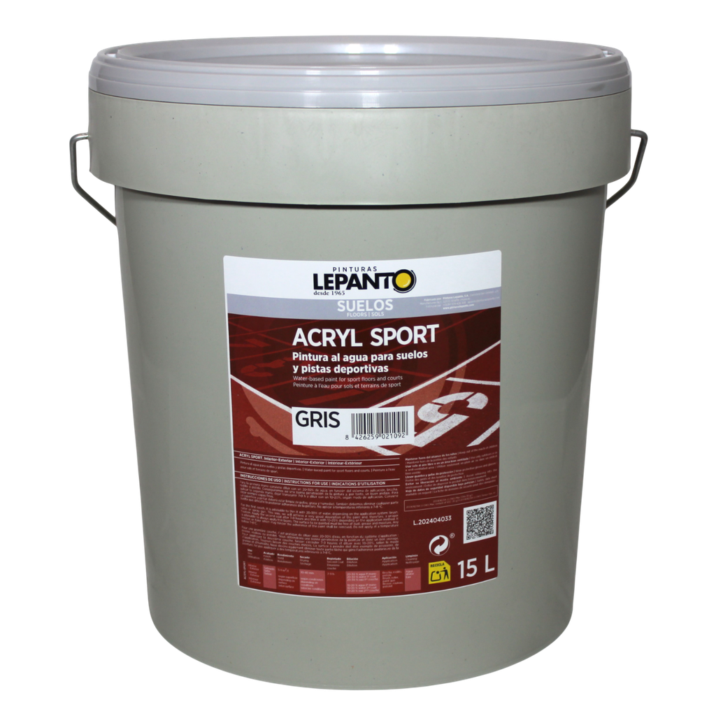 ACRYL-SPORT VERDE 15 LITROS