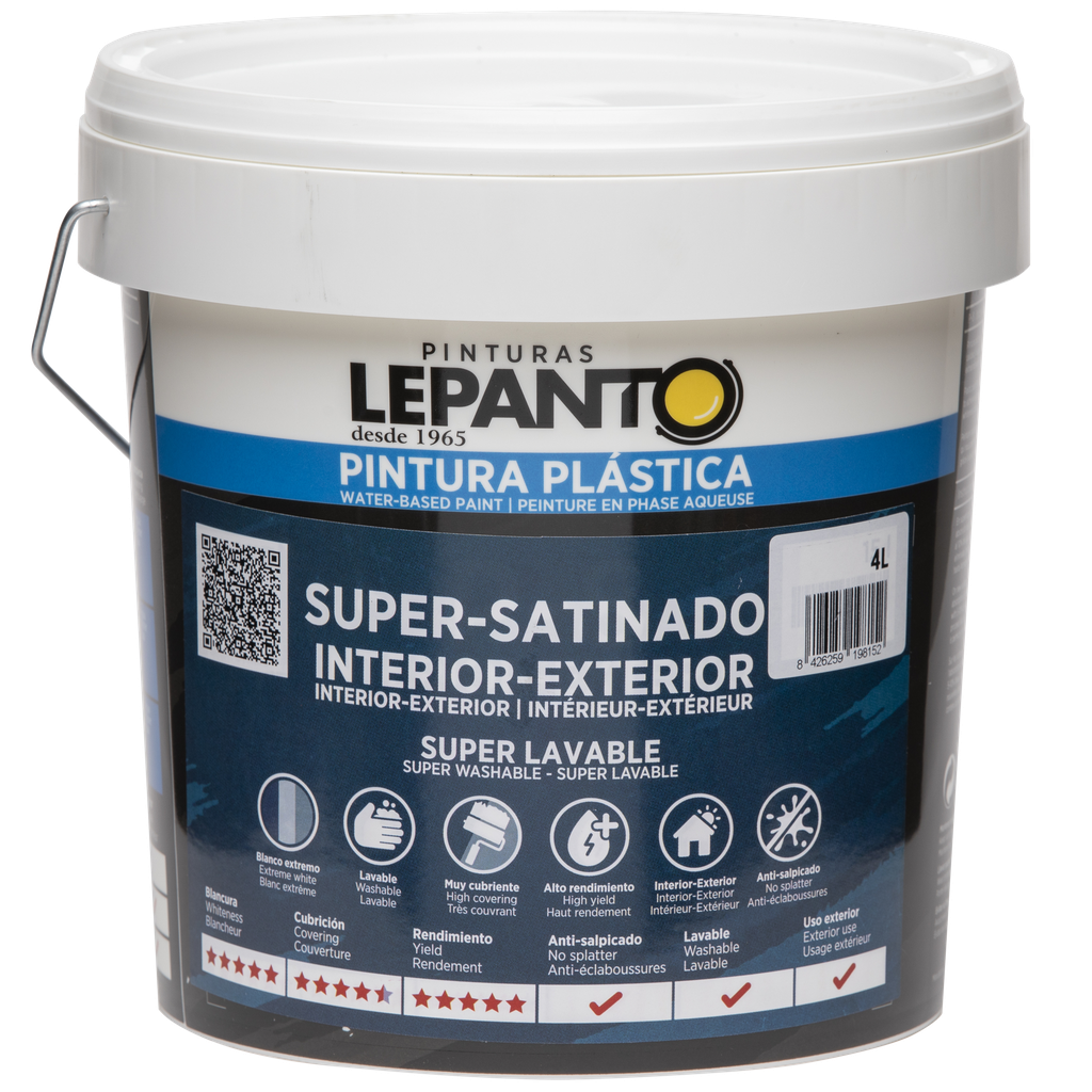 SUPER SATINADO TINTOMETRICA 4 L