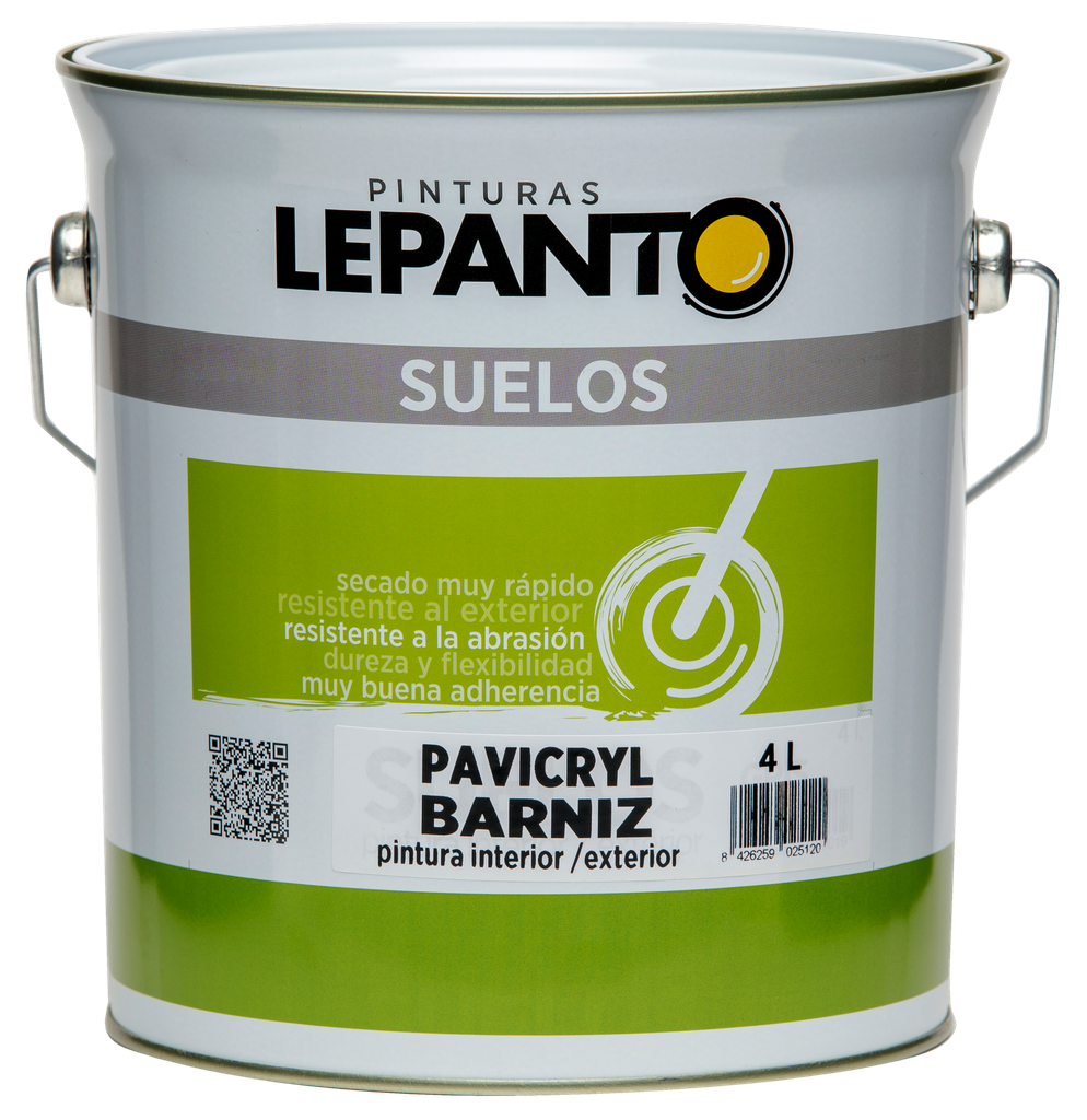 PAVICRYL-PINTURA SUELOS AMARILLO 4L