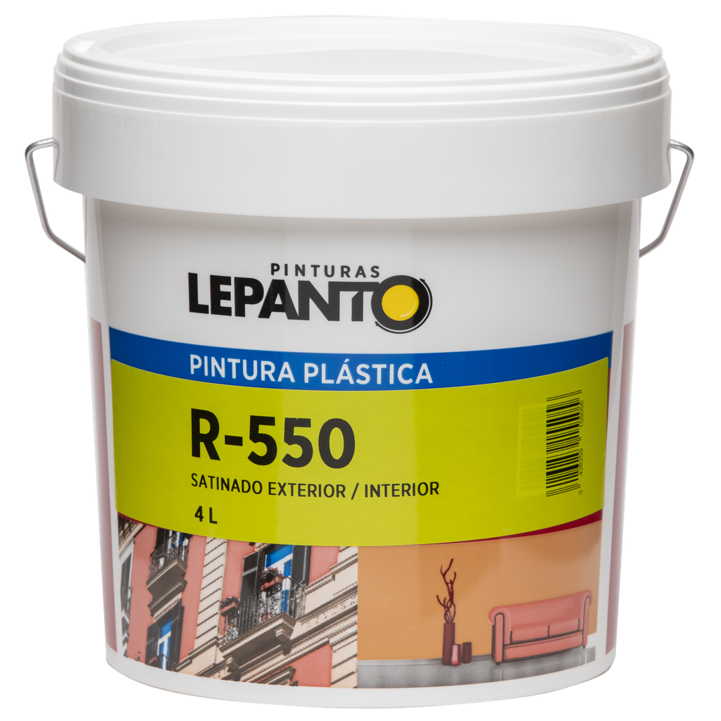 R-550 SATINADA NEGRO INT EXT 4L