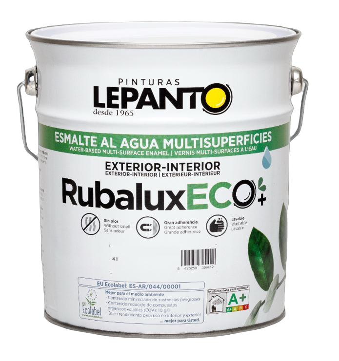 RUBALUX ECO SEMI-BRIL RS02 NEGRO 4L