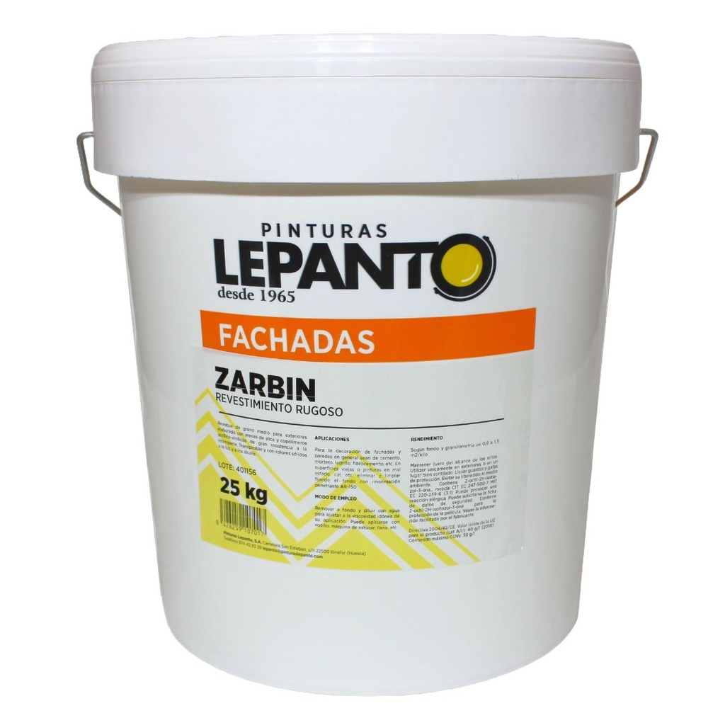 PETREA ZARBIN 760 CASTAÑO 25 KG