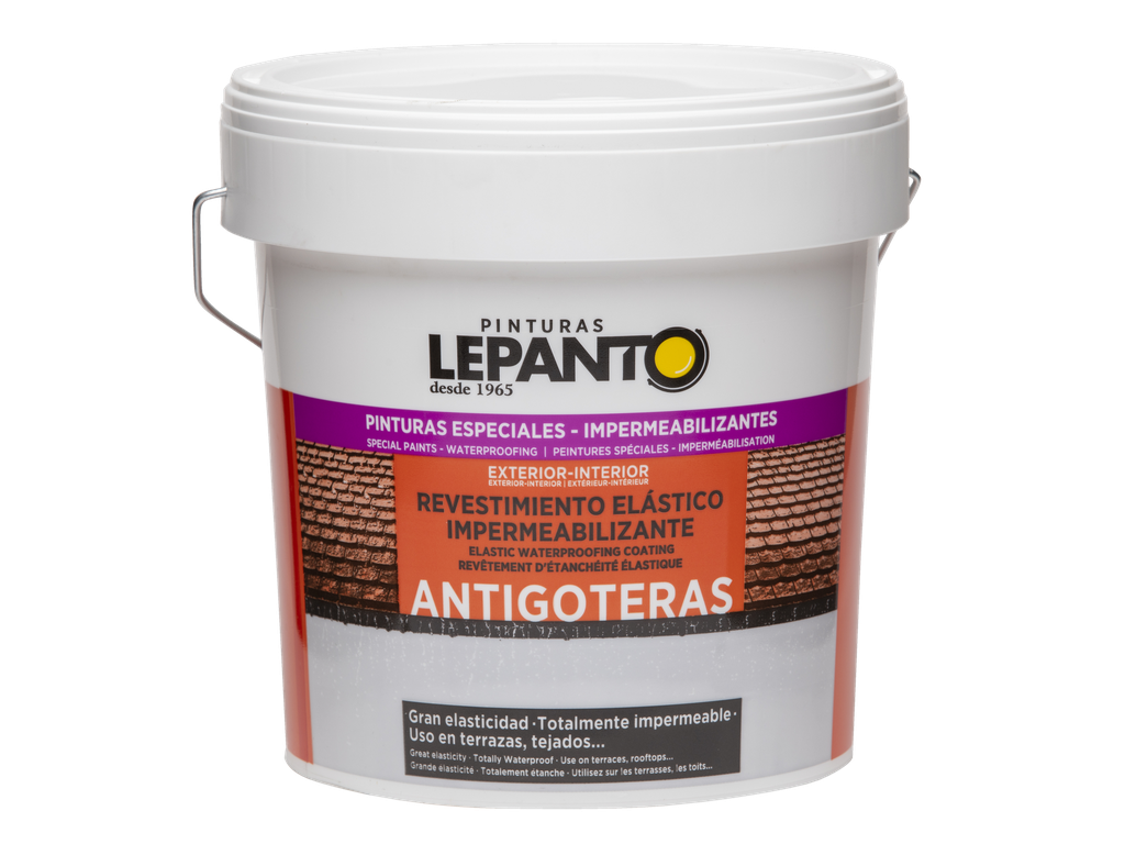 PINTURA ANTIGOTERAS NEGRO 15 LITROS