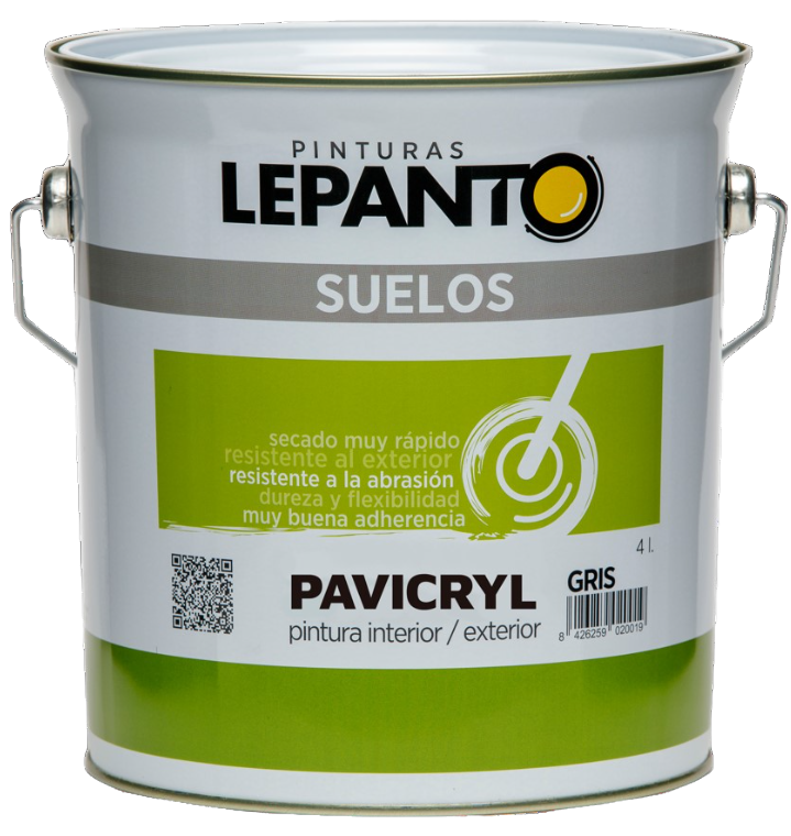 PAVICRYL-PINTURA SUELOS GRIS 4 LT.