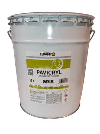 PAVICRYL-PINTURA SUELOS GRIS 16 LTS