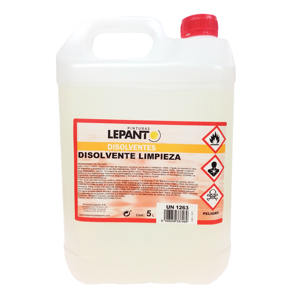 DISOLVENTE LIMPIEZA 5 LTS