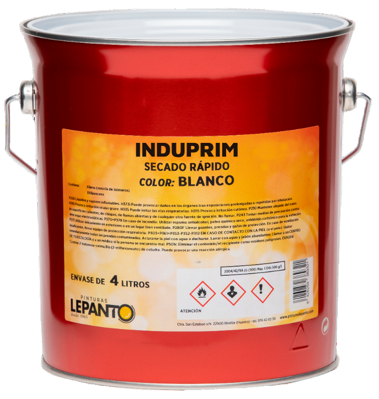 INDUPRIM- IND IMPRIMA BLANCA 4 L