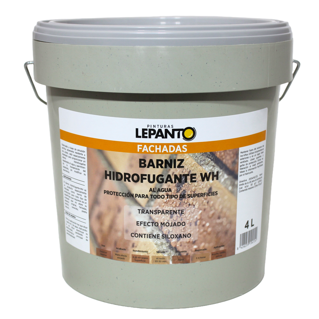 BARNIZ HIDROFUG WH AL AGUA 4 LTS.