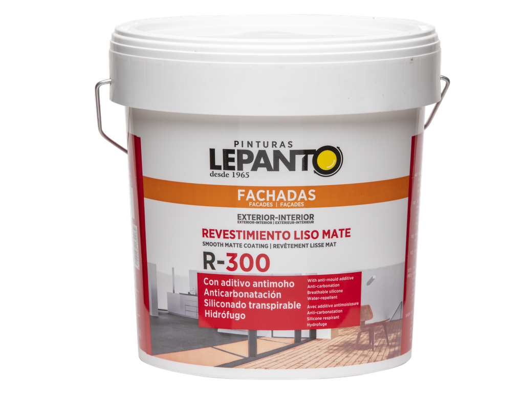 R-300 HIDROF INTER-EXTER BLANCO 10 LT