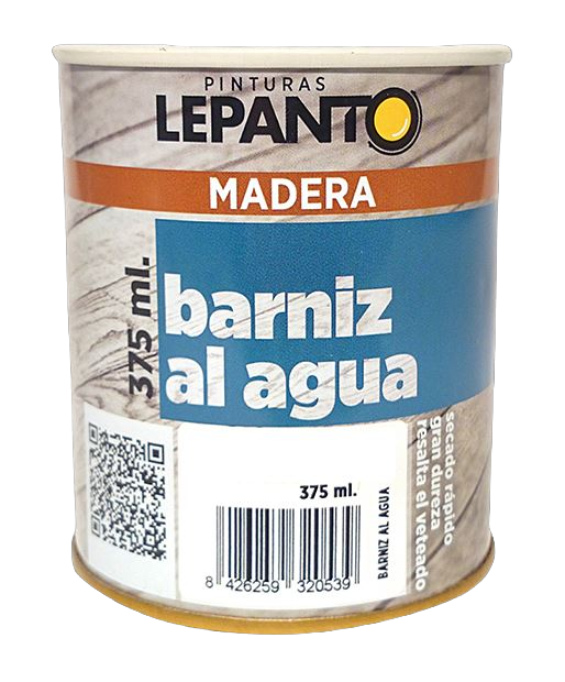 BARNIZ AL AGUA BRILLANTE 375 ML