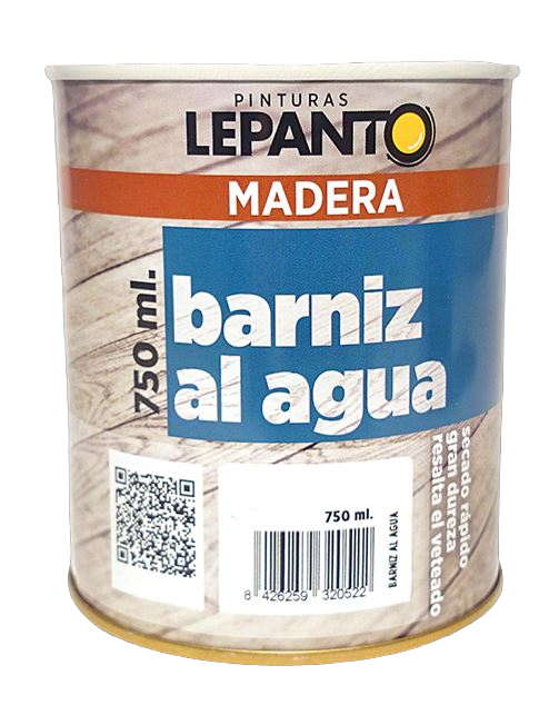 BARNIZ AL AGUA BRILLANTE 750 ML