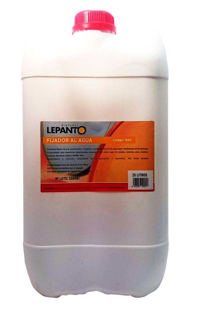 FIJADOR ACRILICO AL AGUA 25 L