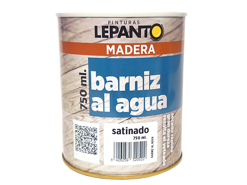 BARNIZ AL AGUA SATINADO 750 ML