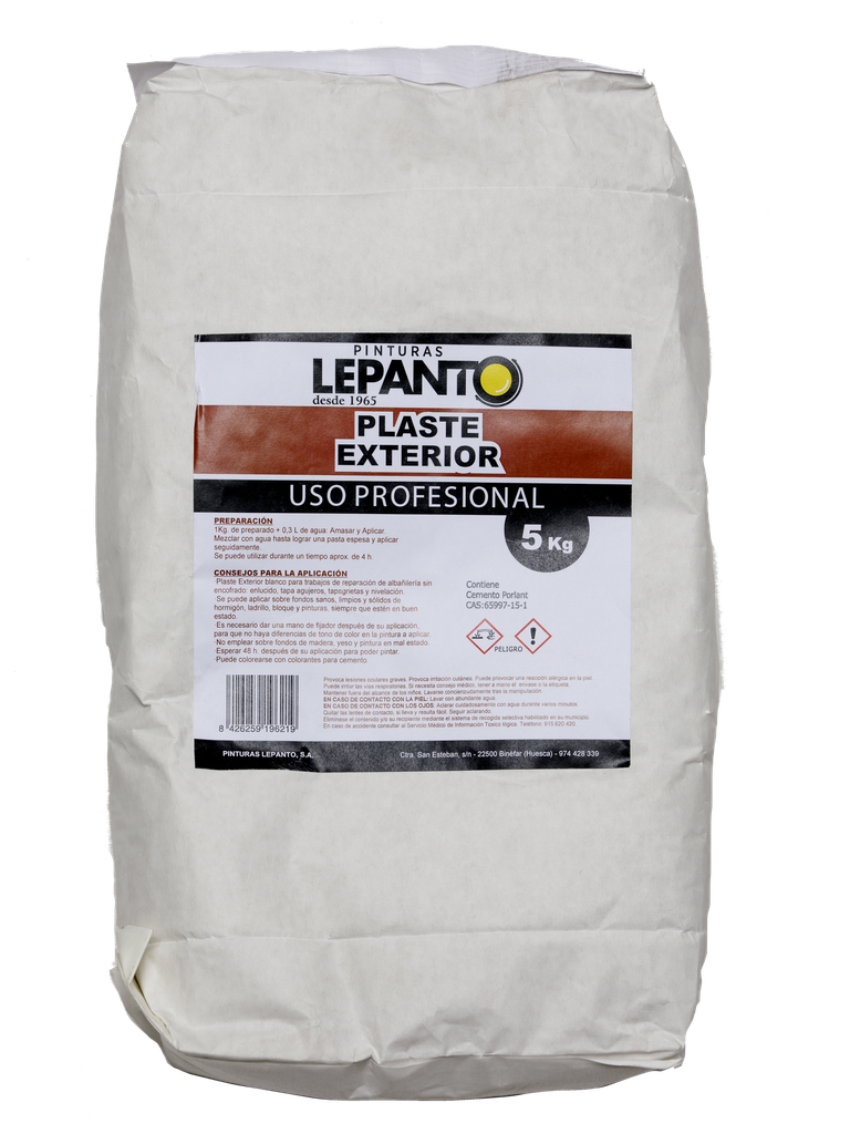 PLASTE PROFESIONAL  EXTERIOR 5 KG