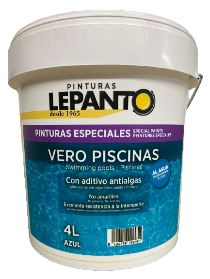 VERO PISCINAS  AGUA AZUL DUCADO 4L