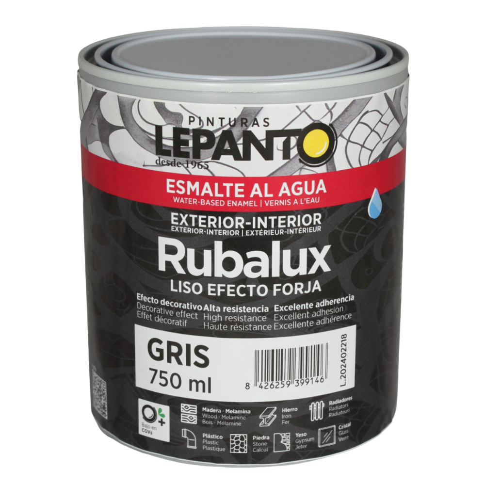 RUBALUX LISO EF FORJA MARRON 0,25L